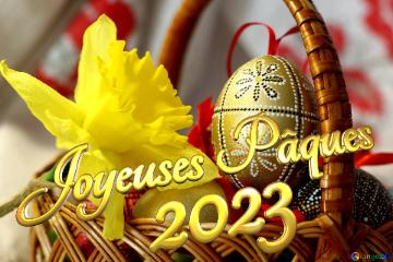 Joyeuses Pâques 2023  Easter Background