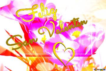 Feliz  San Valentin Snowdrops Powerpoint Website Infographic Template Banner Layout Design...
