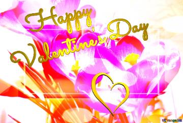 Flowers Happy Valentine`s Day Snowdrops Powerpoint Website Infographic Template Banner Layout...