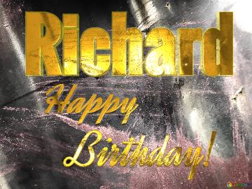 Richard Happy   Birthday! Strong Texture