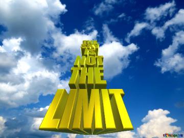 sky is the not limit clear sky background