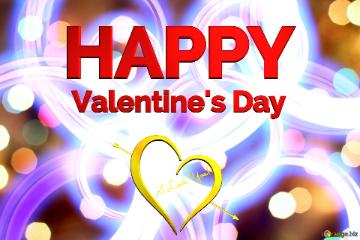 Colorful   Happy Valentine`s Day Colorful Background
