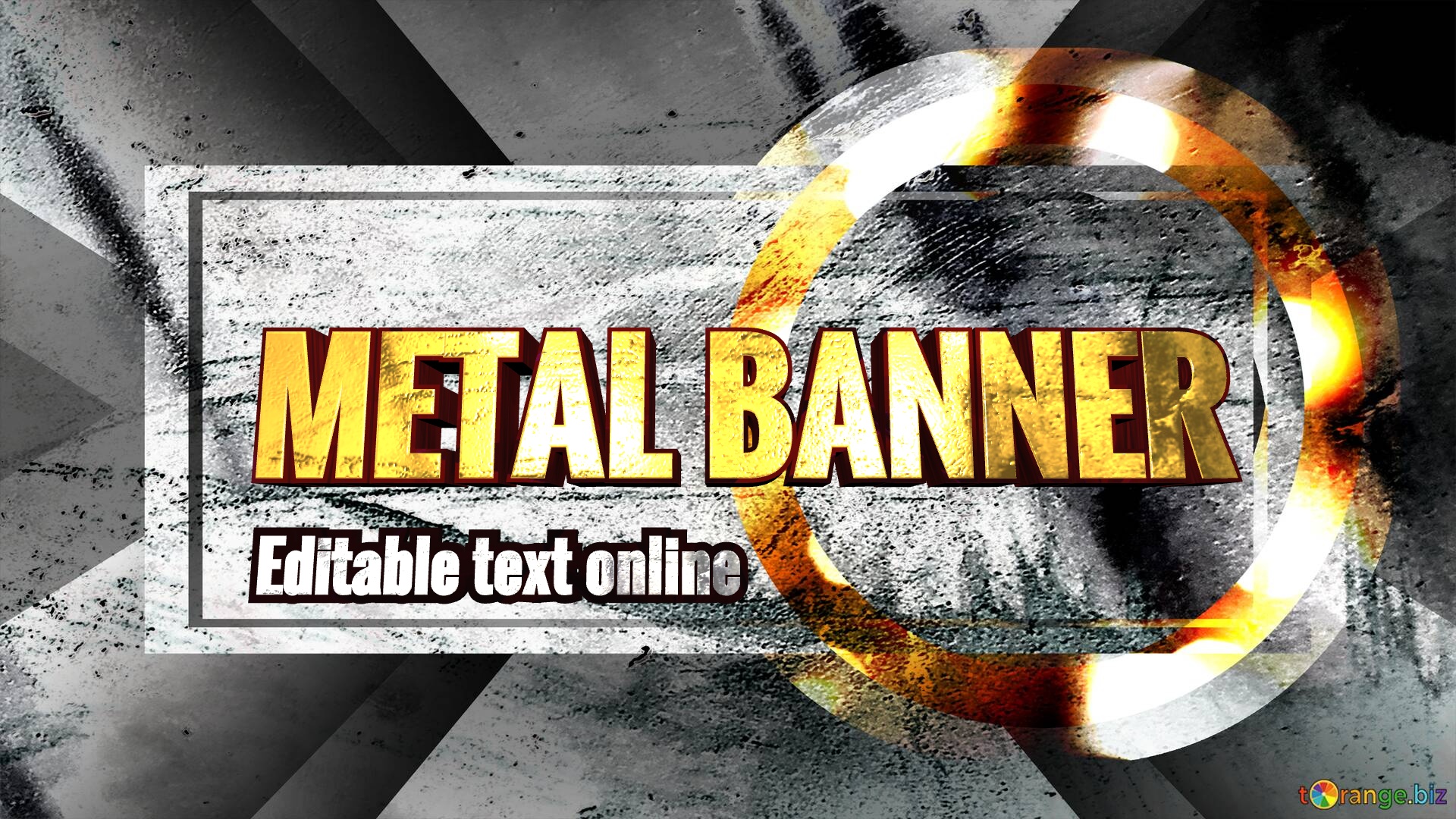 metal banner Virtual  design background №0