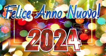 2024 Felice Anno Nuovo!  Snowy Wonderland Christmas Holiday Charm