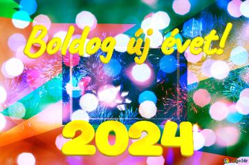 Boldog új évet! 2024  Christmas Joy In Snowy Holiday