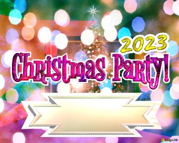 Invitation Christmas Party! 2023 Artificial Christmas Tree