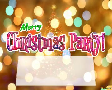 Merry Christmas Party! Create A Christmas Tree