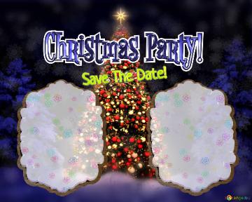 Christmas Party!   Save The Date!  クリスマスツリー