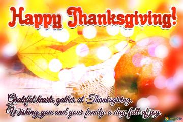 Thanksgiving  Wishing