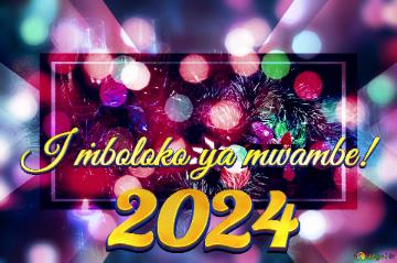 I ṁboloko Ya Mwambe! 2024  Snowy Christmas Wonderland Holiday Background