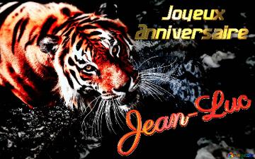 Jean-luc Joyeux  Anniversaire Tiger Wallpaper