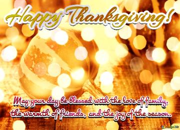 May Your Day Be Blessed With The Love Of Family. Happy Thanksgiving! Pumpkin Spice Serenity