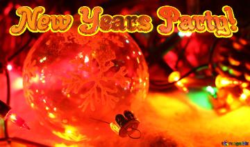New Years Party!  Christmas and New Year cover for facebook