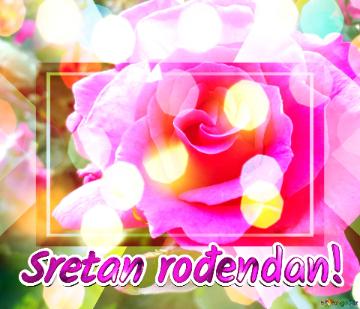 Sretan rođendan!  Wishful Roses: Love Blooms in Floral Background