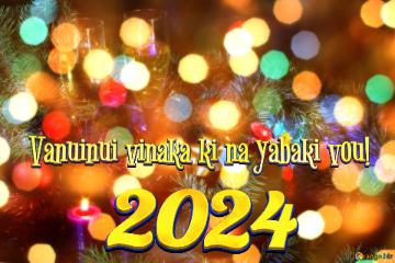 Vanuinui Vinaka Ki Na Yabaki Vou! 2024  Enchanting Christmas Holiday Winter Scene