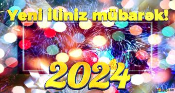 Yeni Iliniz Mübarək! 2024  Enchanting Winter Holiday Christmas Scene