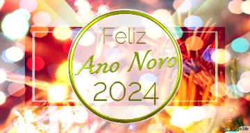 Feliz Ano Novo 2024    julbelysning