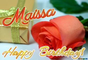 Happy  Birthday! Maissa 