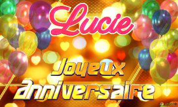     Joyeux  Anniversaire Lucie  Carbon Birthday Background