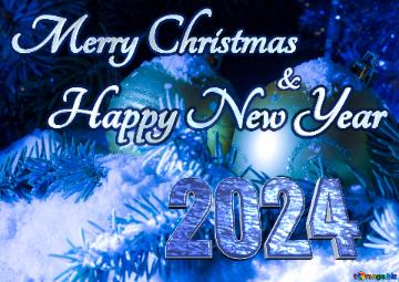 Merry Christmas 2024  Happy New Year &  Christmas E-card For Free
