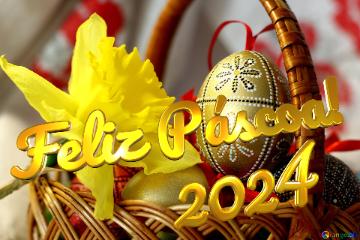 Feliz Páscoa! 2024  Easter Background