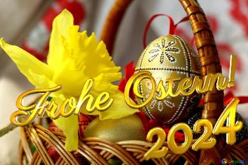 Frohe Ostern! 2024  Easter background