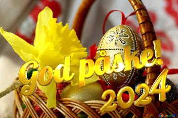 God Påske! 2024  Easter Background