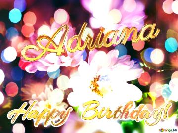 Happy  Birthday! Adriana 