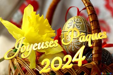 Joyeuses Pâques 2024  Easter Background