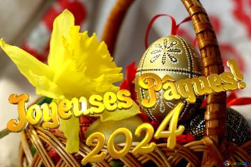 Joyeuses Pâques! 2024  Easter Background