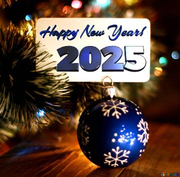 2025 Happy New Year!  An invitation to new year`s Eve party back