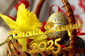 Buona Pasqua! 2025  Easter background