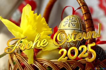 Frohe Ostern! 2025  Easter background