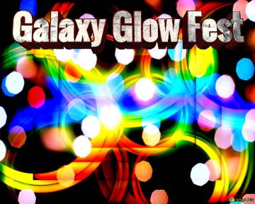 Galaxy Glow Fest  Abstract Jubilation: Festal Holiday Delight