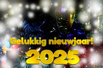 Gelukkig Nieuwjaar! 2025  Whimsical Winter Holiday Christmas Magic