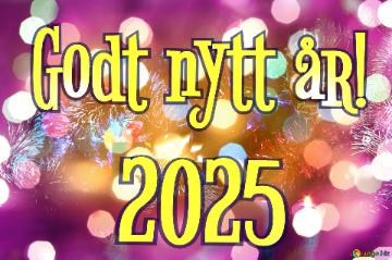 Godt nytt år! 2025 