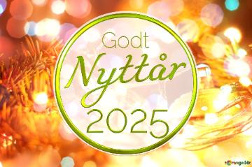 Godt Nyttår 2025    Vánoční Osvětlení