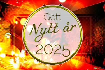 Gott Nytt år 2025    Noel ışıkları