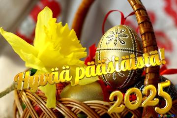 Hyvää Pääsiäistä! 2025  Easter Background