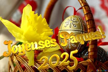 Joyeuses Pâques! 2025  Easter Background