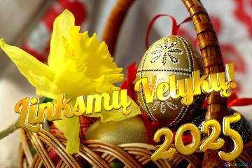 Linksmų Velykų! 2025  Easter Background