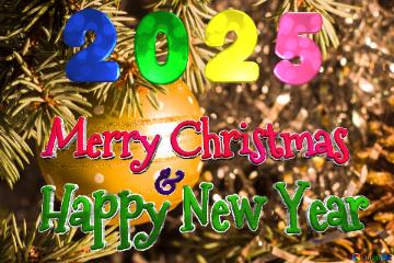 Merry Christmas Happy New Year 2025