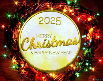 MERRY & HAPPY NEW YEAR Christmas 2025   