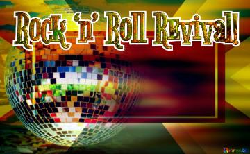 Rock ‘n’ Roll Revival!  Disco Music Template Background