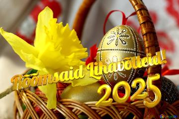 Rõõmsaid Lihavõtteid! 2025  Easter Background