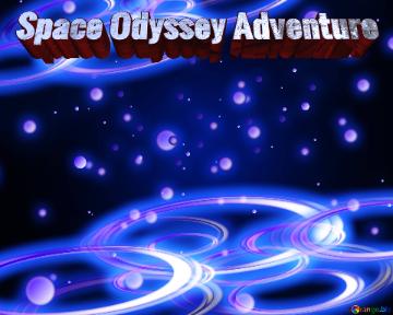 Space Odyssey Adventure  Technology Background