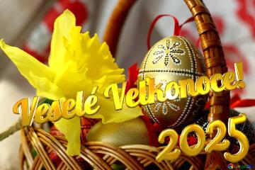 Veselé Veľkonoce! 2025  Easter Background