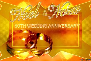 50th wedding anniversary Noel  Nora  &   Engagement background