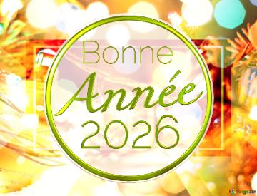 Bonne Année 2026    vánoční osvětlení
