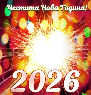 Честита Нова Година! 2026  Holiday Champagne